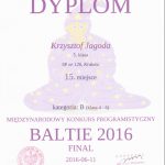 10-12-06-2016 r – Finał Międzynarodowego Konkursu Programistycznego Baltie 2016
